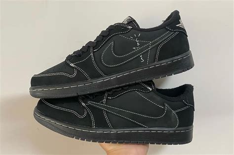 Travis Scott X Air Jordan 1 Low Og Black Phantom - vrogue.co