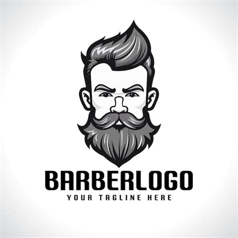 Premium Vector | Barber logo design barber logo vector illustration