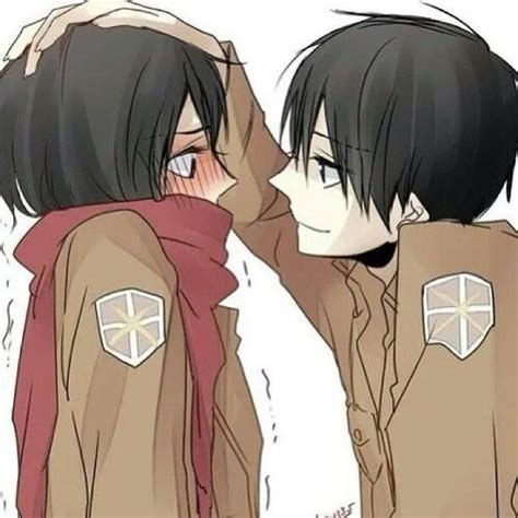 Eren and Mikasa | Kyojin, Shingeky, Ataque de los titanes