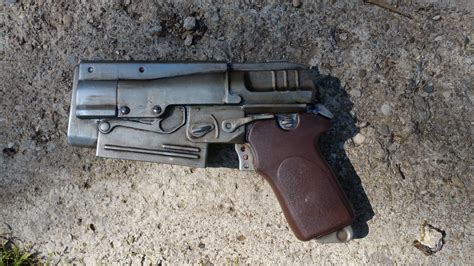 My Fallout 4 10mm pistol. 3D printed, smoothed, painted, weathered. | Rebrn.com