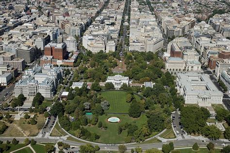 Aerial view of the White House, Old Executive Office and Washing – TOP SECRET WASHINGTON