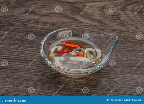 Vietnamese Vinegar Sauce with Chili Stock Photo - Image of style ...