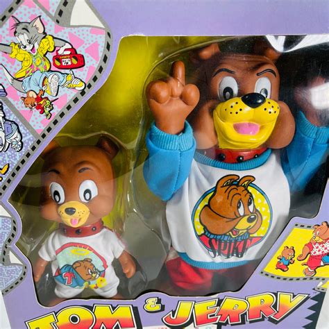 Vintage 1989 Multi Toys Corp TOM & JERRY SPIKE & TYKE Poseable FIGURES NEW NIB | eBay