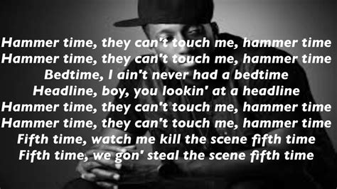 Lecrae - Hammer Time ft. 1k phew (Lyrics) - YouTube