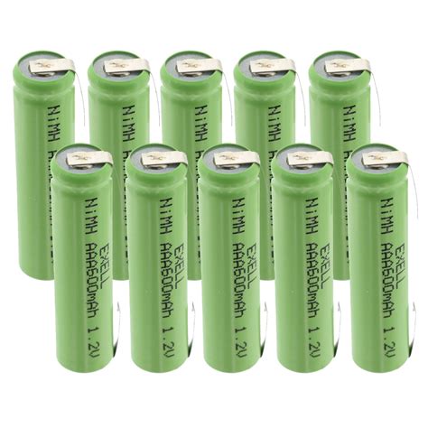 10x Exell 1.2V NIMH AAA 800mAh Rechargeable Batteries w/ Tabs FAST USA SHIP - Walmart.com ...