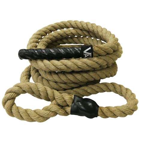 Valor Fitness CLR-25 Sisal Climbing Rope for Cross Training Workout Rope Fitness Ropes Exercise ...