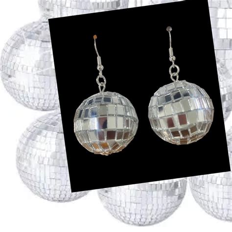 Disco Ball Earrings - Gem