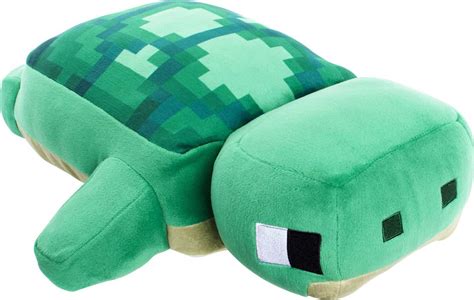 Buy Mattel Minecraft Large Turtle Plush, Video-Game Character 12-in ...