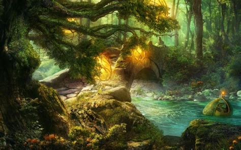 Hd Wallpaper - Fairy Tale Forest Background (#695677) - HD Wallpaper & Backgrounds Download