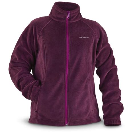 Women's Columbia Benton Springs Fleece Jacket - 636975, Fleece & Soft Shell Jackets at Sportsman ...