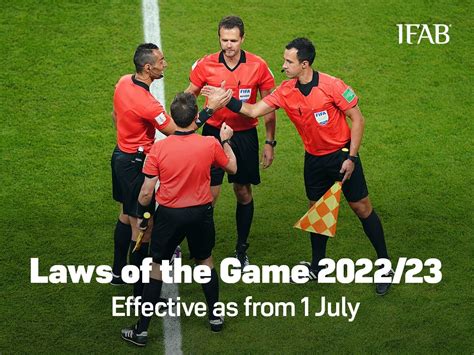 IFAB new rules announced 2022/23 — REFSIX