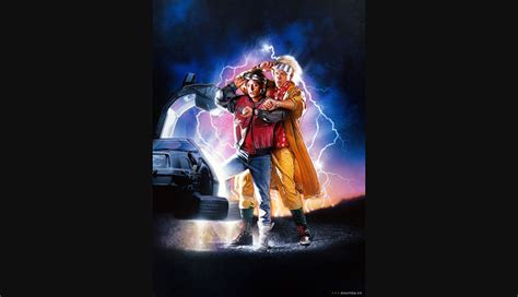 Original painting by Drew Struzan for Back to the Future 2 poster ...