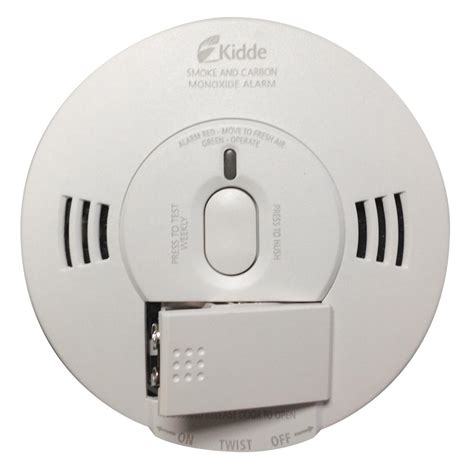 Kidde 120-Volt Hardwire Combination Photoelectric Smoke and Carbon Monoxide Alarm with Adapter ...