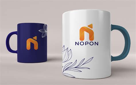 Nopon Ecommerce Logo design. N letter logo. Branding. on Behance