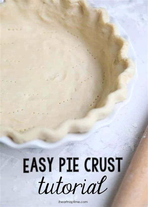 Easy pie crust recipe - I Heart Nap Time