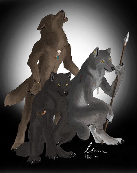 werewolf pack by KeksWolf on DeviantArt