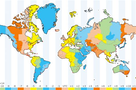 World Clock Map Time Zones