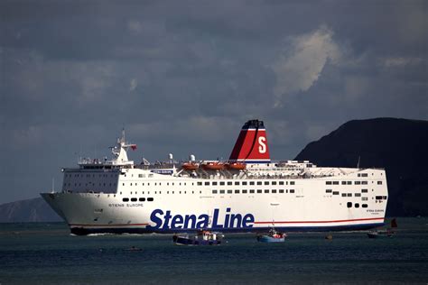 The ferry "STENA EUROPE" arriving at Fishguard. | Passenger ...