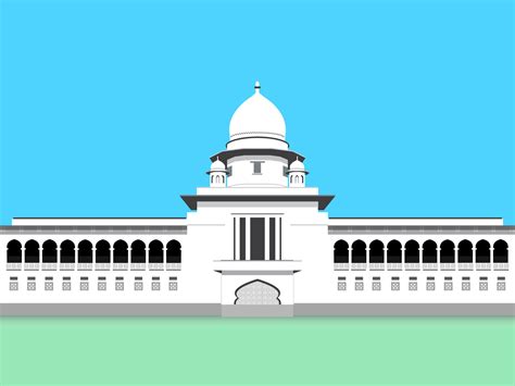 Supreme Court Building - Bangladesh by Santanu on Dribbble