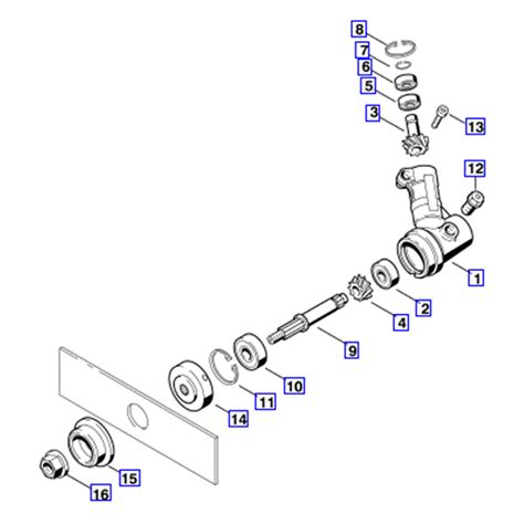 Stihl FCB-KM Gear Head (FCB-KM GEAR HEAD) Parts Diagram, FCB-KM GEAR HEAD