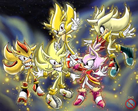 Super Sonic Shadow Silver Burning Blaze by shadowhatesomochao on DeviantArt