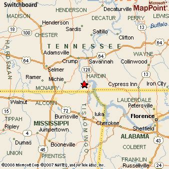 Where is Counce, Tennessee? see area map & more