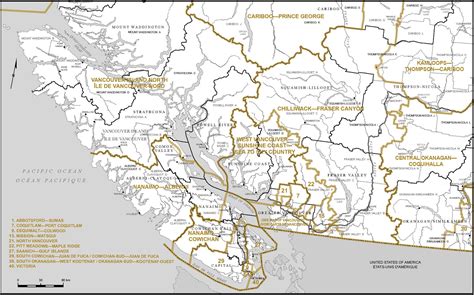 Map of Southern BC - Security Guards Companies