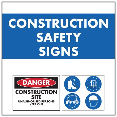 Construction Site Safety Signs | Building Site Signage – New Signs