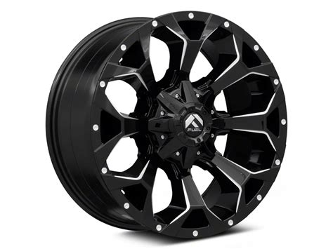 Fuel Wheels F-250 Super Duty Assault Gloss Black 8-Lug Wheel; 20x9; 20mm Offset D57620901757 (23 ...