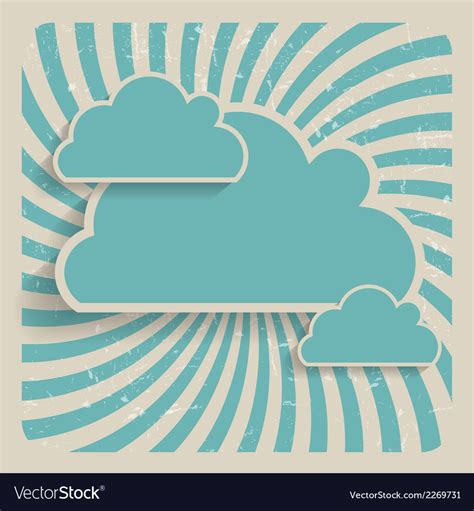 Abstract cloud background Royalty Free Vector Image