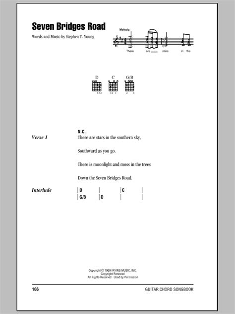 Seven Bridges Road by Eagles - Guitar Chords/Lyrics - Guitar Instructor