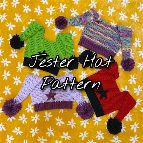 Jester Hat Pattern W/ Pictures - Etsy