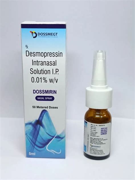 Desmopressin Intranasal Solution IP 0.01% Nasal Spray, 10 mcg at Rs 800/box in Mumbai