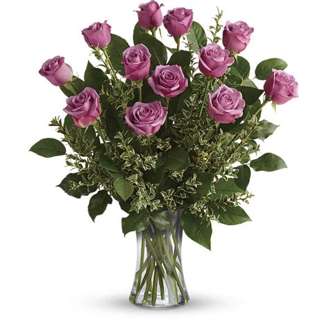 Lavender Rose Bouquet | Dozen LavenderRoses | » Hall's Flower Shop