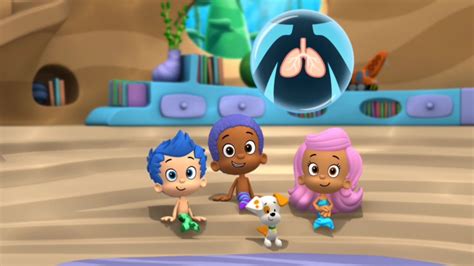 Bubble Guppies Swimtastic Check Up Goby Is Teaching Viewers To Breathe Bubble Guppies, Nick Jr ...