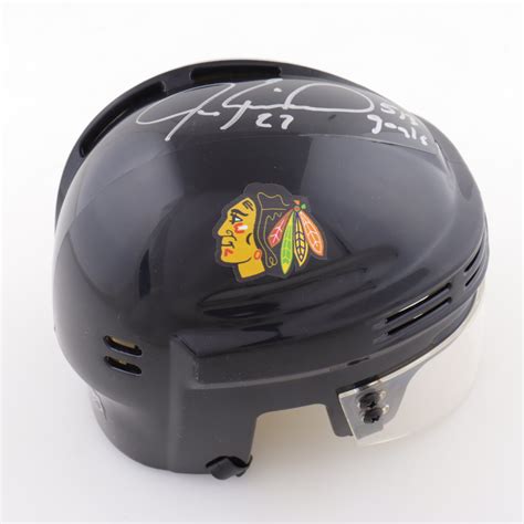 Jeremy Roenick Signed Blackhawks Mini Helmet Inscribed "513 Goals" (Schwartz) | Pristine Auction