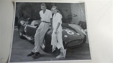 CARROLL SHELBY & HIS WIFE actress JAN HARRISON 8x10 orig photo 1956 | #1859036791