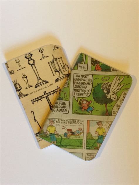 Handmade Pocket Notebooks - Comics & Antique Design - 50% OFF | Pocket notebook, Handmade, Antiques