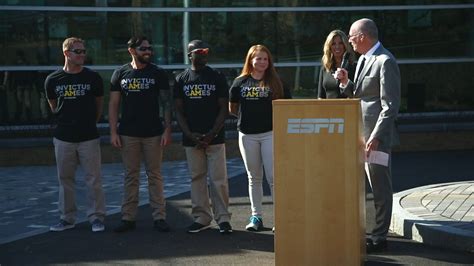 Invictus Games athletes visit ESPN HQ before competing in Orlando next week - ESPN Front Row