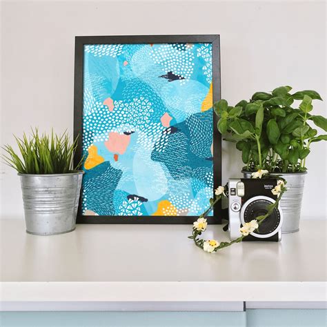 Calm Abstract Art Print by Laura O'Connor - Fy