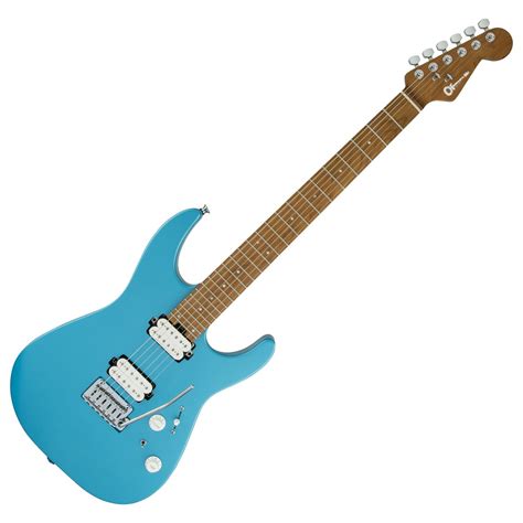 Charvel Pro Mod DK24 HH 2PT MN, Matte Blue Frost | Gear4music