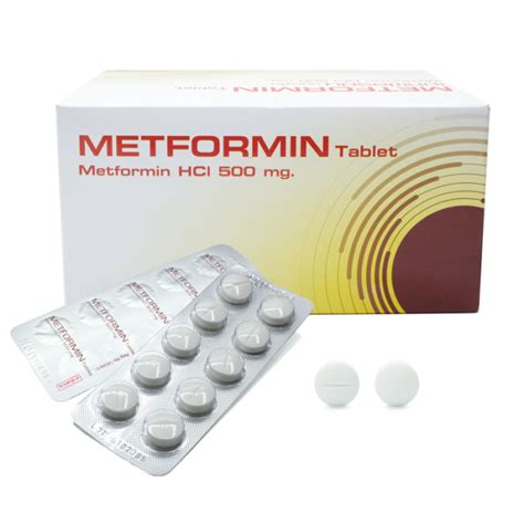 Metformin 500 mg. 50 x 10 tabs. - S.Charoen Bhasej