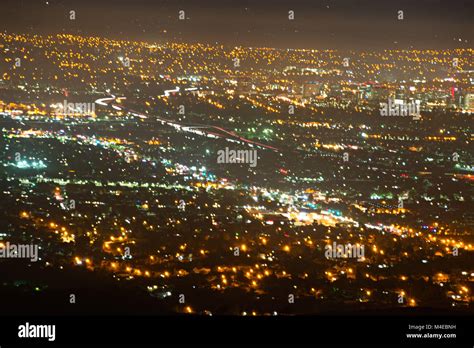 san jose city lights at night Stock Photo - Alamy