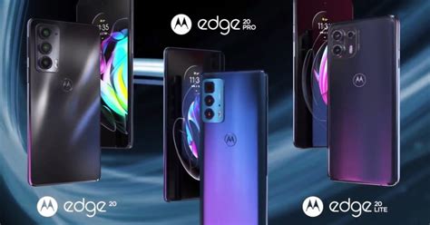 Motorola presentó Edge 20 Pro, Edge 20 y Edge 20 Lite, con cámara de 108 megapíxeles y diseño ...