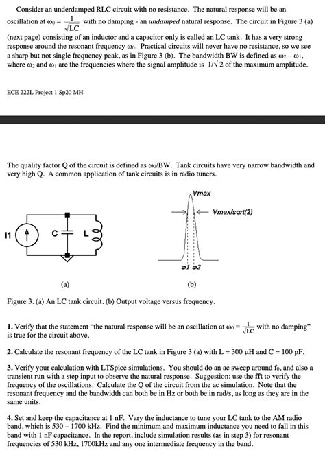 Solved Consider an underdamped RLC circuit with no | Chegg.com