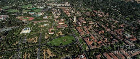 Stanford University Aerial Photograph by David Oppenheimer - Pixels