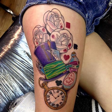 Alice In Wonderland Tattoos Designs, Ideas and Meaning - Tattoos For You