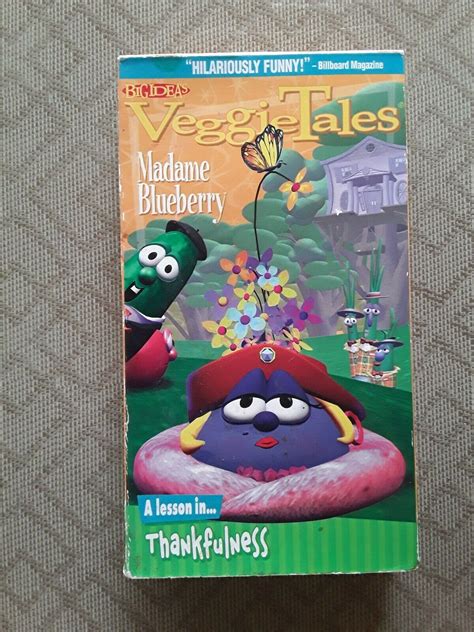 VeggieTales - Madame Blueberry: A Lesson in Thankfulness (VHS, 1999) LNC! 4-8 45986021311 | eBay