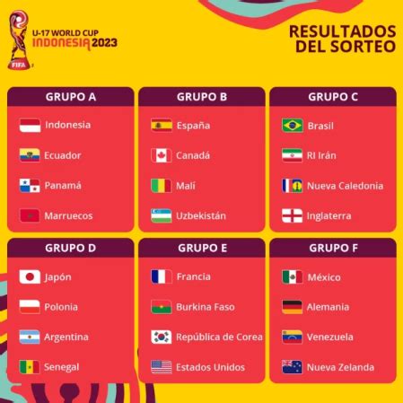 Mundial Sub 17 de Indonesia 2023: cómo quedó el grupo de México