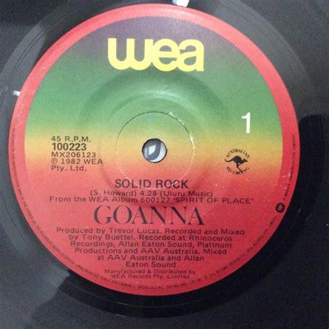 Goanna - Solid Rock (1982, Vinyl) | Discogs